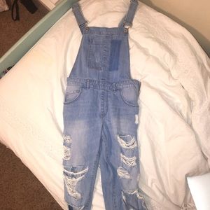 Denim Overalls